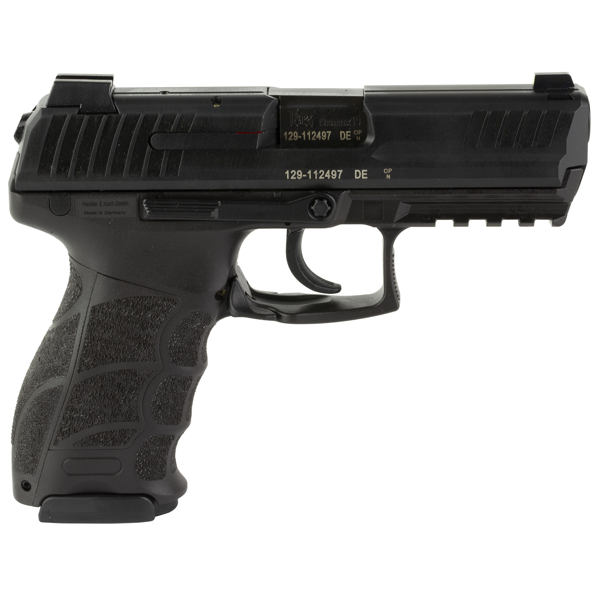 USED IN LIKE NEW CONDITION / HK, P30, LEM-Double Action Only, Semi-automatic, Polymer Frame Pistol, Full Size, 9MM, 3.85" Barrel, Matte Finish, Black, Interchangeable Grip Panels, Night Sights, 17 Rounds, 3 Magazines