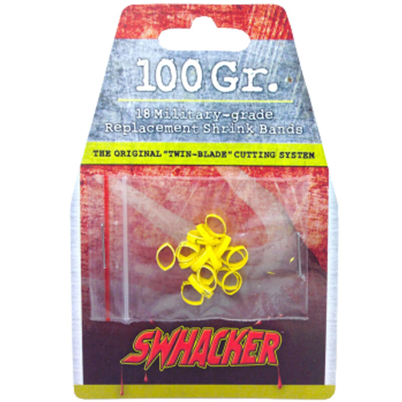 Swhacker Products Set of 18, 100 Grain 2 Blade Broadhead Replacement Bands Shrink Tubing SNJ-580-ME6JW