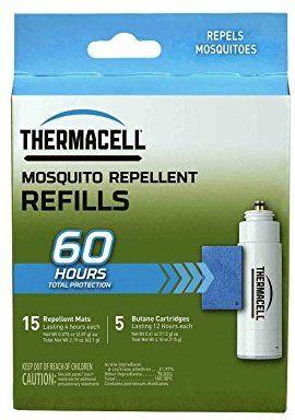 THERMACELL ORIGINAL MOSQUITO REPELLANT REFILLS 60 HOURS 6.4" X 3" X 1.2"