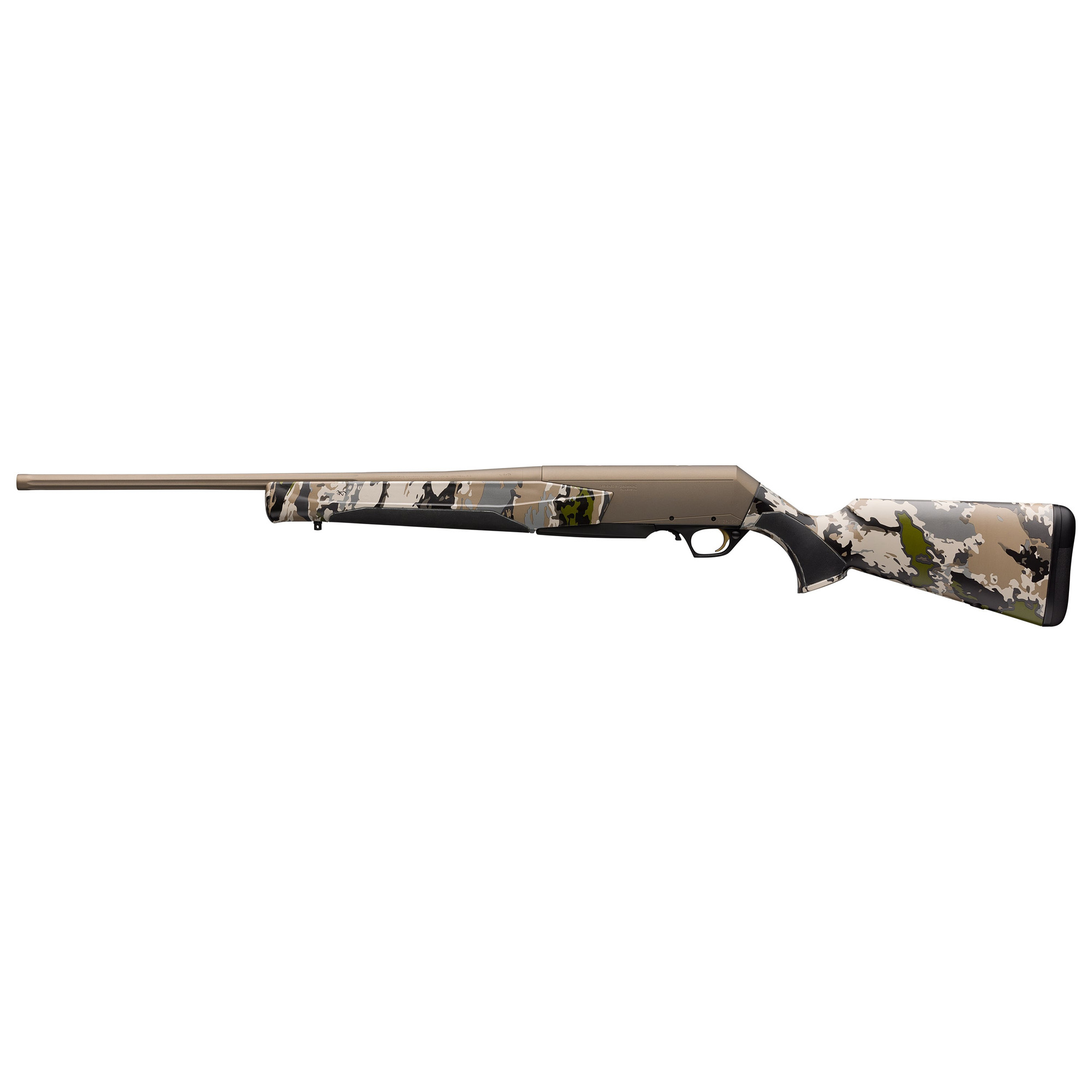 Browning, BAR MK3 Speed, Hunting Rifle, Semi-automatic, 308 Winchester, 22" Barrel, Fluted Barrel, Smoked Bronze, OVIX Camo Stock, 4 Rounds, Right Hand