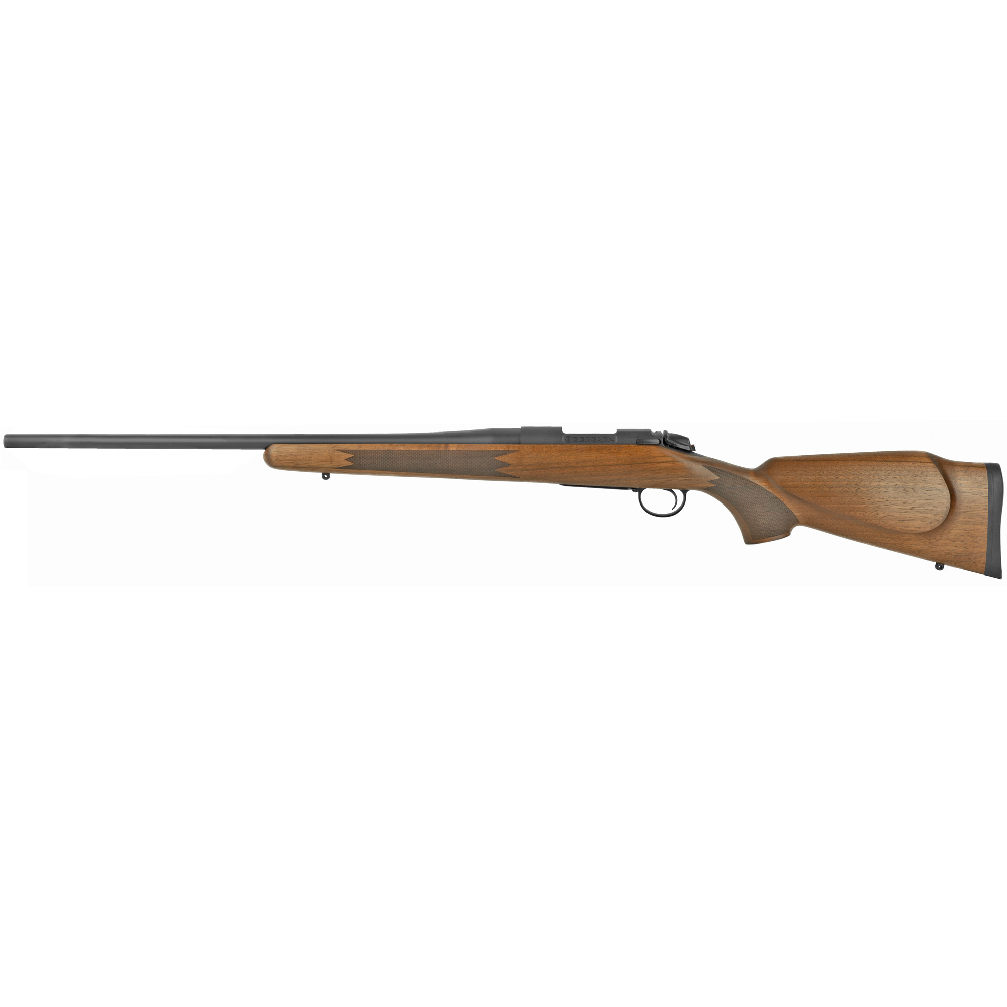 Bergara, B-14 Series Timber Rifle, Bolt Action Rifle, 300 Winchester Magnum, 24" Barrel, Cerakote Finish, Black, Monte Carlo Walnut Stock, 3 Rounds, Hinged Floorplate, Fits Remington 700 Scope Base with 6-48 Screws, Right Hand