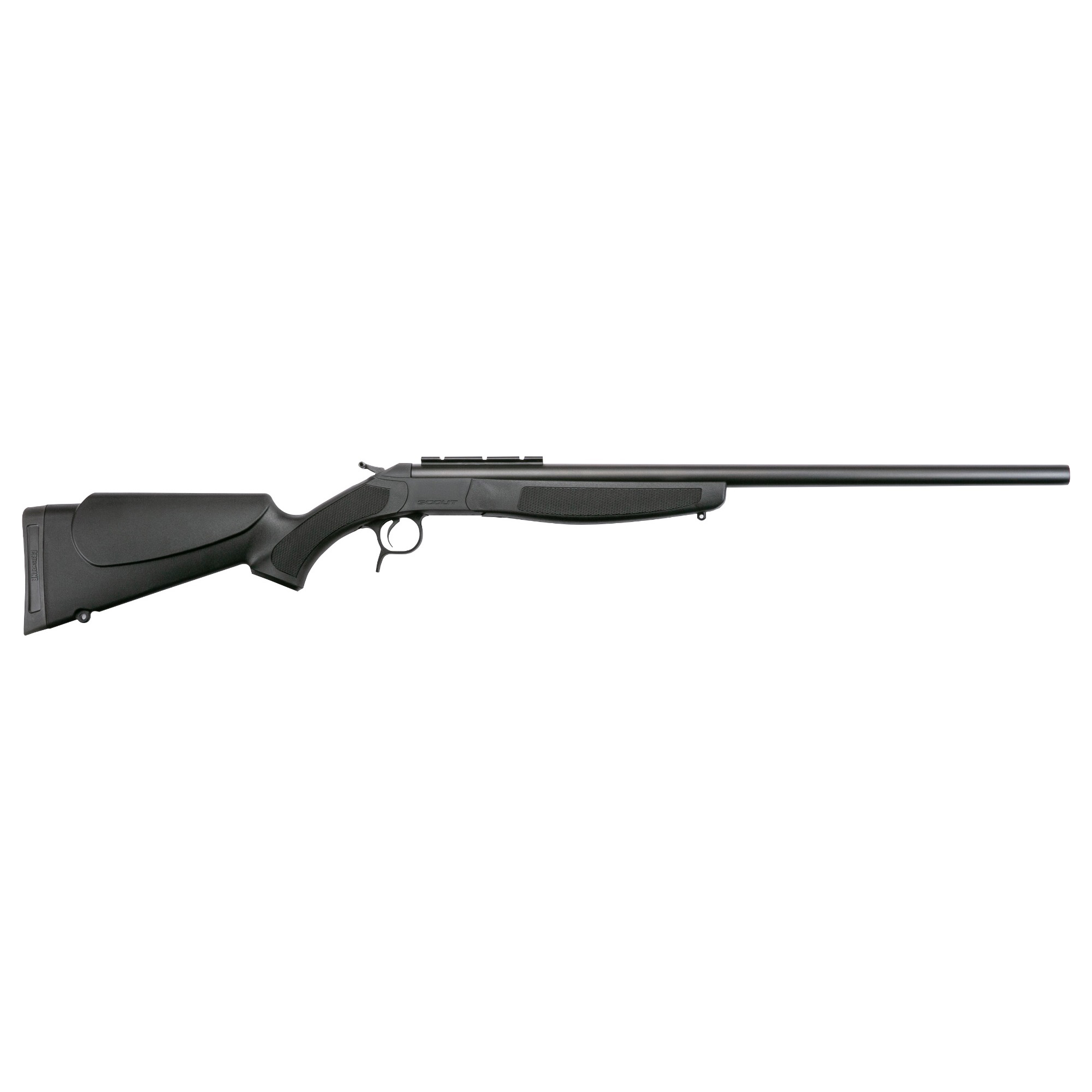 CVA Scout Compact 7mm-08 Remington Single Shot Break Action Rifle 20" Barrel DuraSight Scope Rail Mount Synthetic Forend/Stock Blued/Black Finish