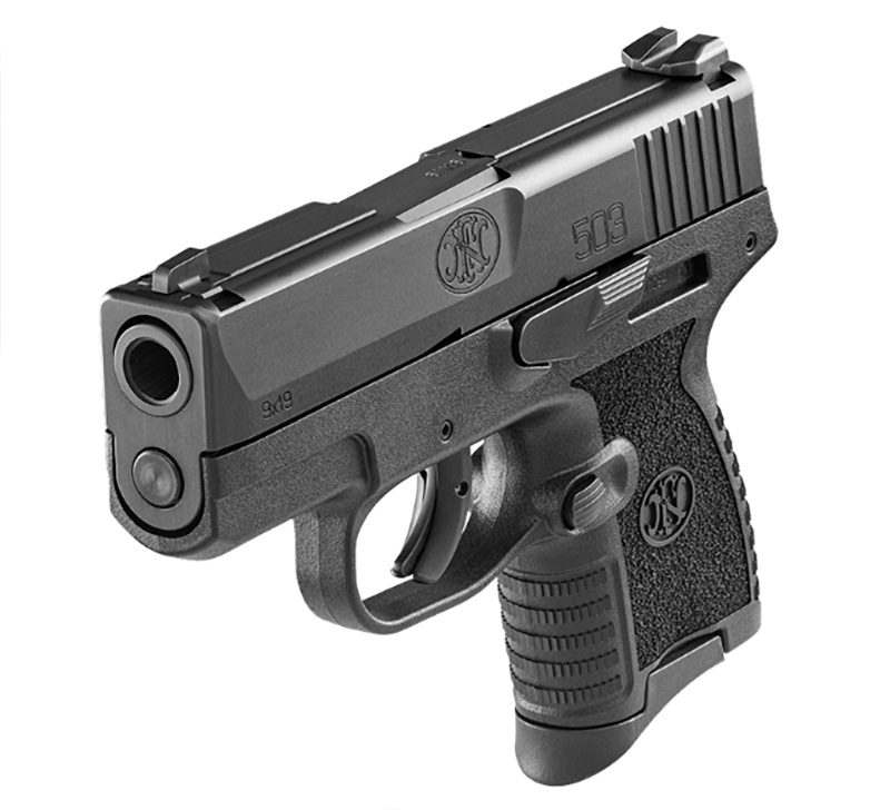 FN 503 9MM LUGER 3.1" 1-6RD 1-8RD BLACK