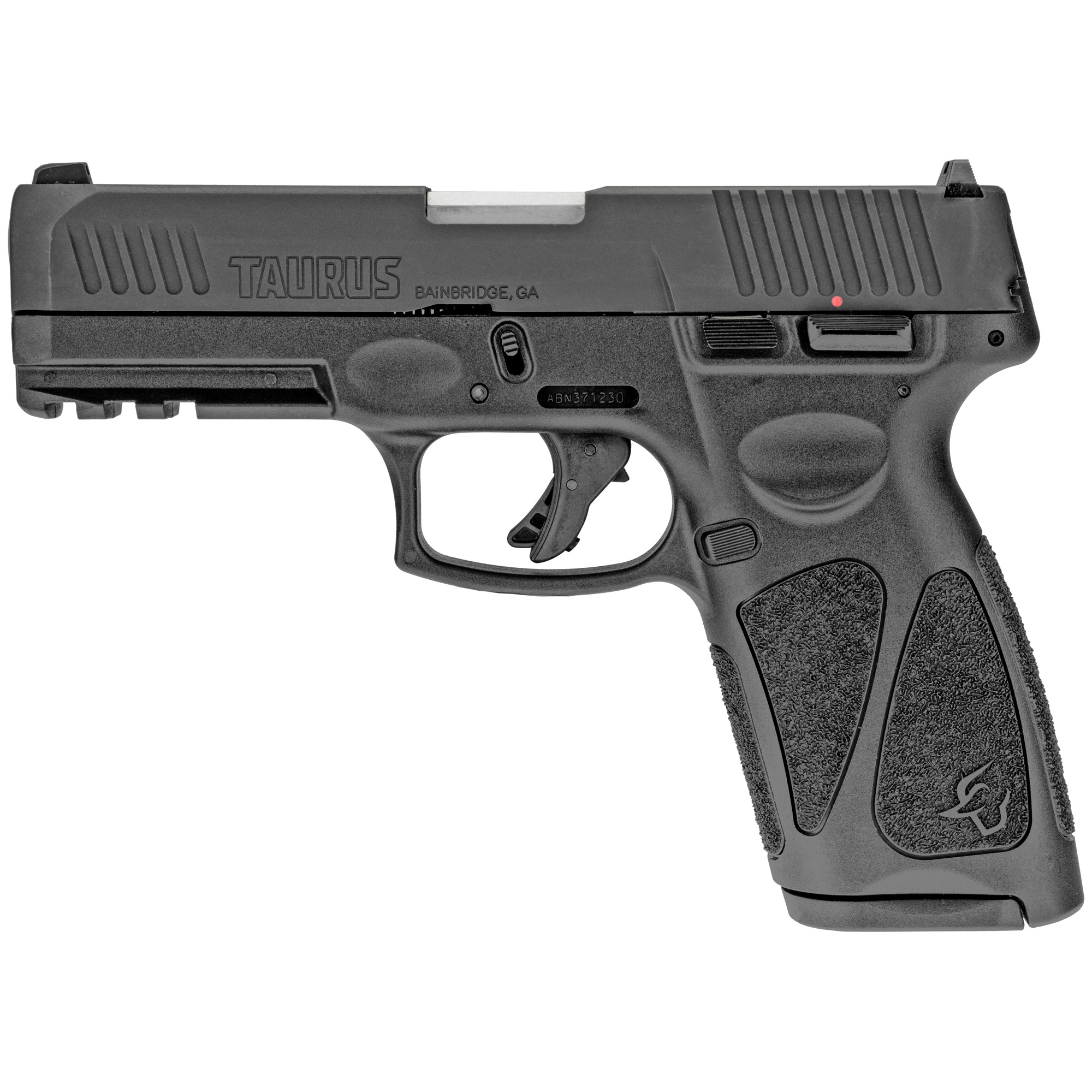 Taurus, G3, Striker Fired, Semi-automatic, Polymer Frame Pistol, Full Size, 9MM, 4" Barrel, Matte Finish, Black, Fixed Steel Front Sight, Drift-Adjustable Steel Rear Sight w/ Serrated Ramp, Manual Thumb Safety, 17 Rounds, 2 Magazines