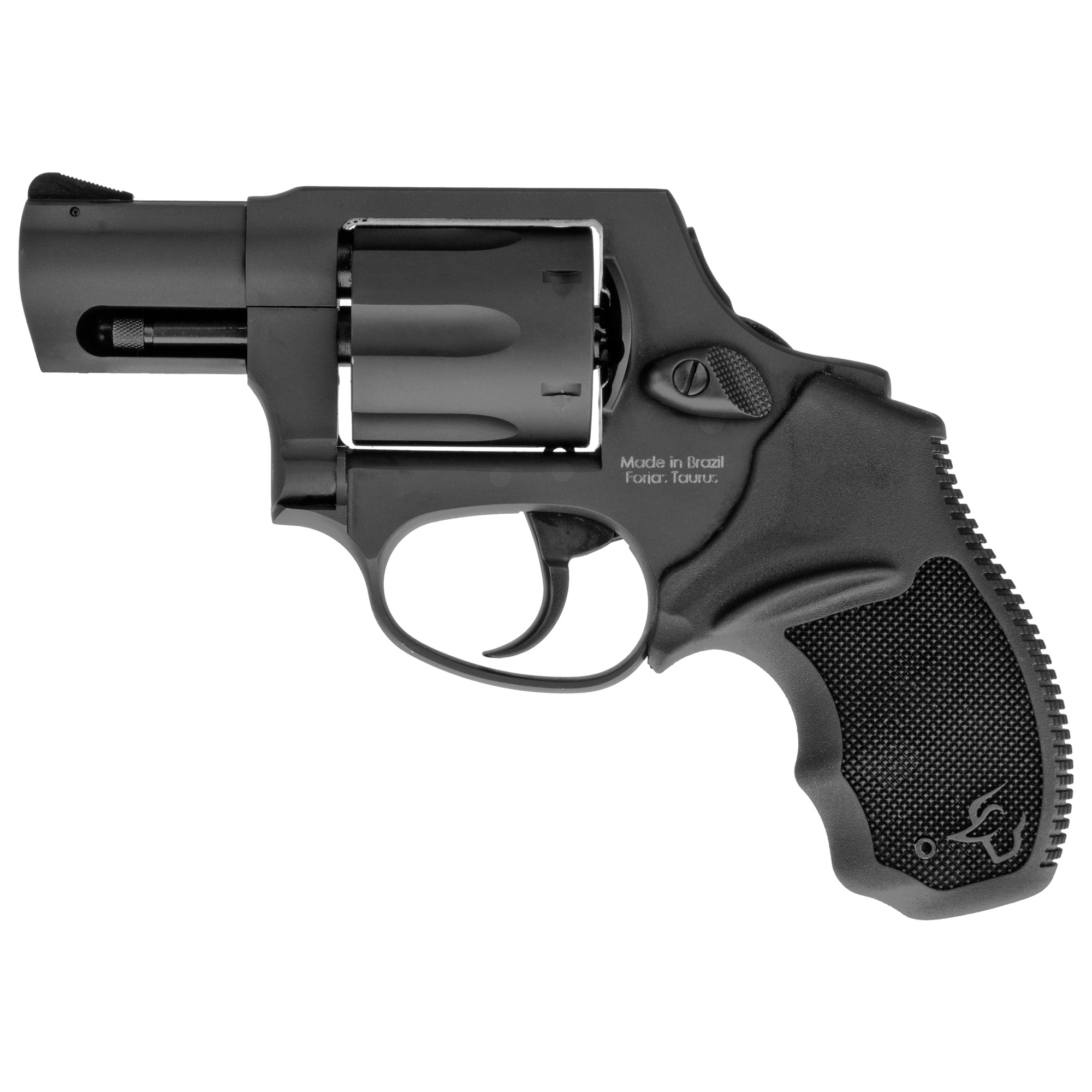 Taurus, Model 856CH, Double Action Only, Metal Frame Revolver, Small Frame, 38 Special, 2" Barrel, Steel, Matte Finish, Black, Rubber Grips, Fixed Sights, 6 Rounds, Concealed Hammer