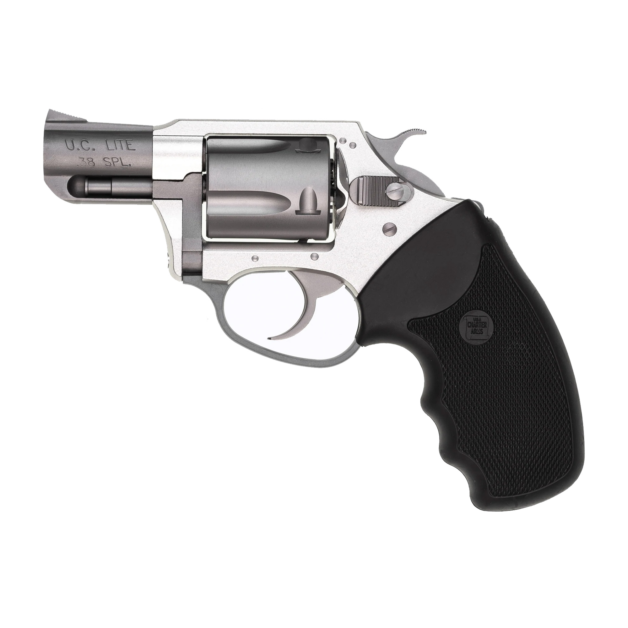 Charter Arms, Undercover, Ultra Lite, Revolver, 38 Special, 2" Barrel, Aluminum, Rubber Grips, Fixed Sights, 5 Rounds