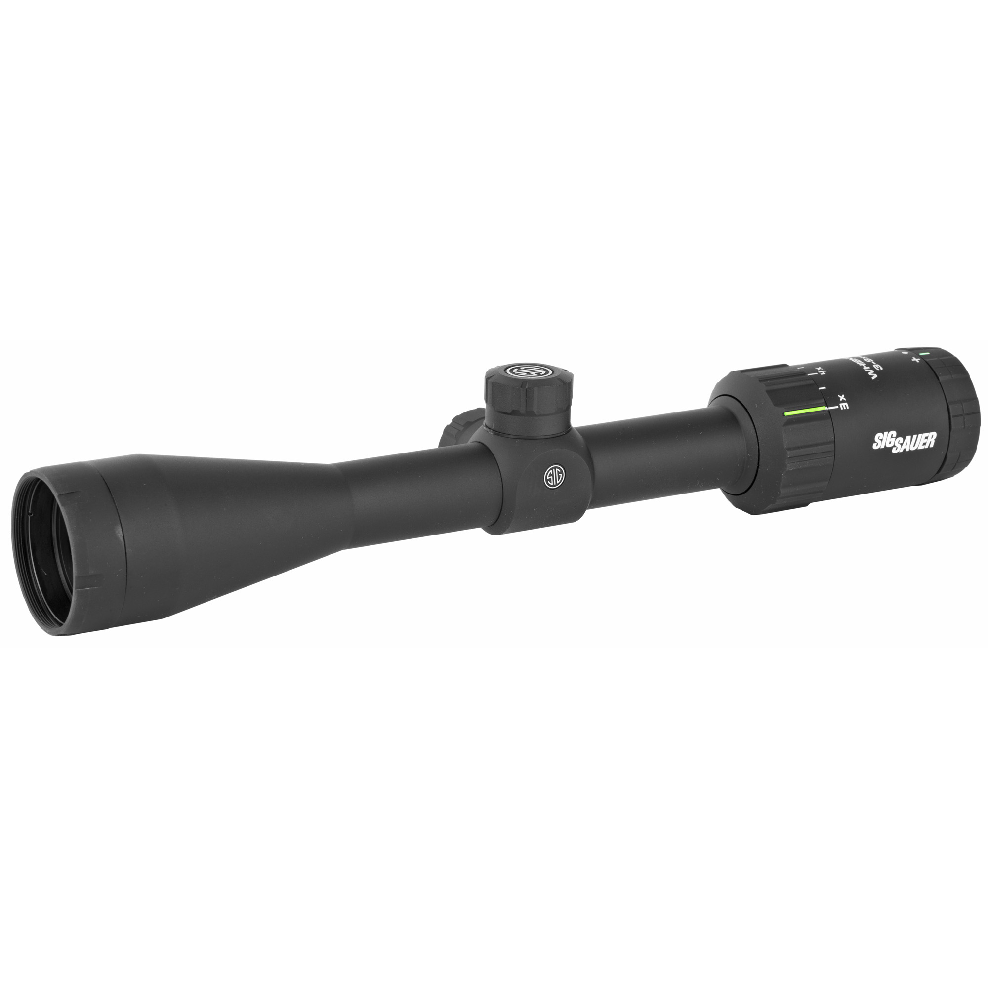 Sig Sauer, Whiskey3 Rifle Scope, 3-9X40mm, Quadplex Reticle, Black