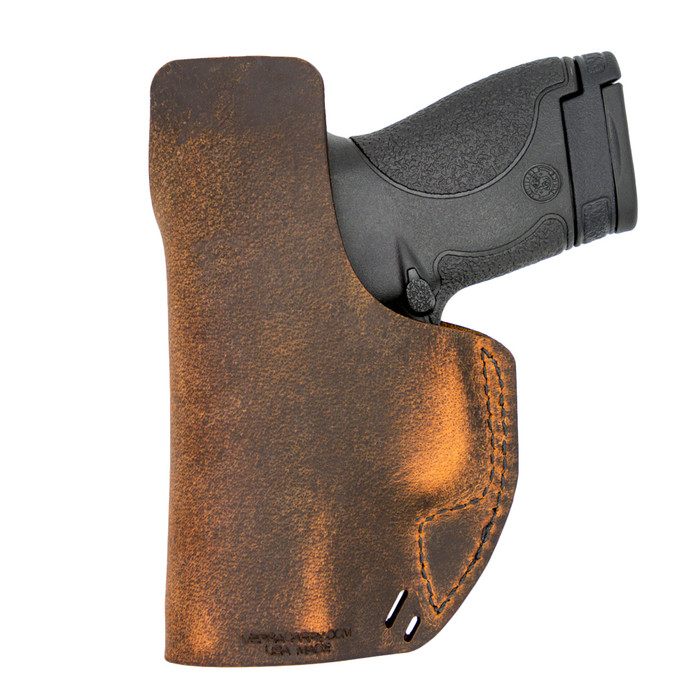 Versacarry Element Holster IWB Size 3 Right Hand Leather Distressed Brown