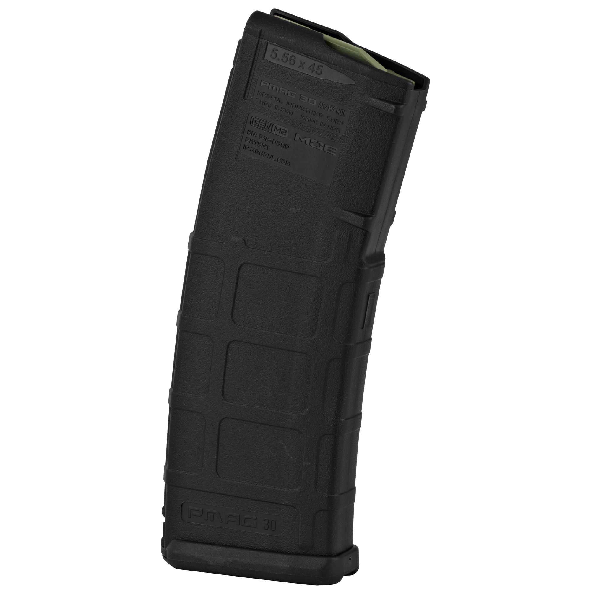 Magpul PMAG Gen M2 AR-15 Magazine .223/5.56 NATO 30 Rounds Polymer Black MAG571-BLK