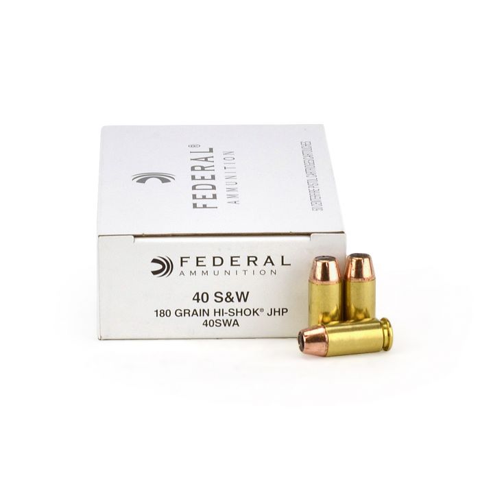 FEDERAL 40S&W HI-SHOK 180GR JHP