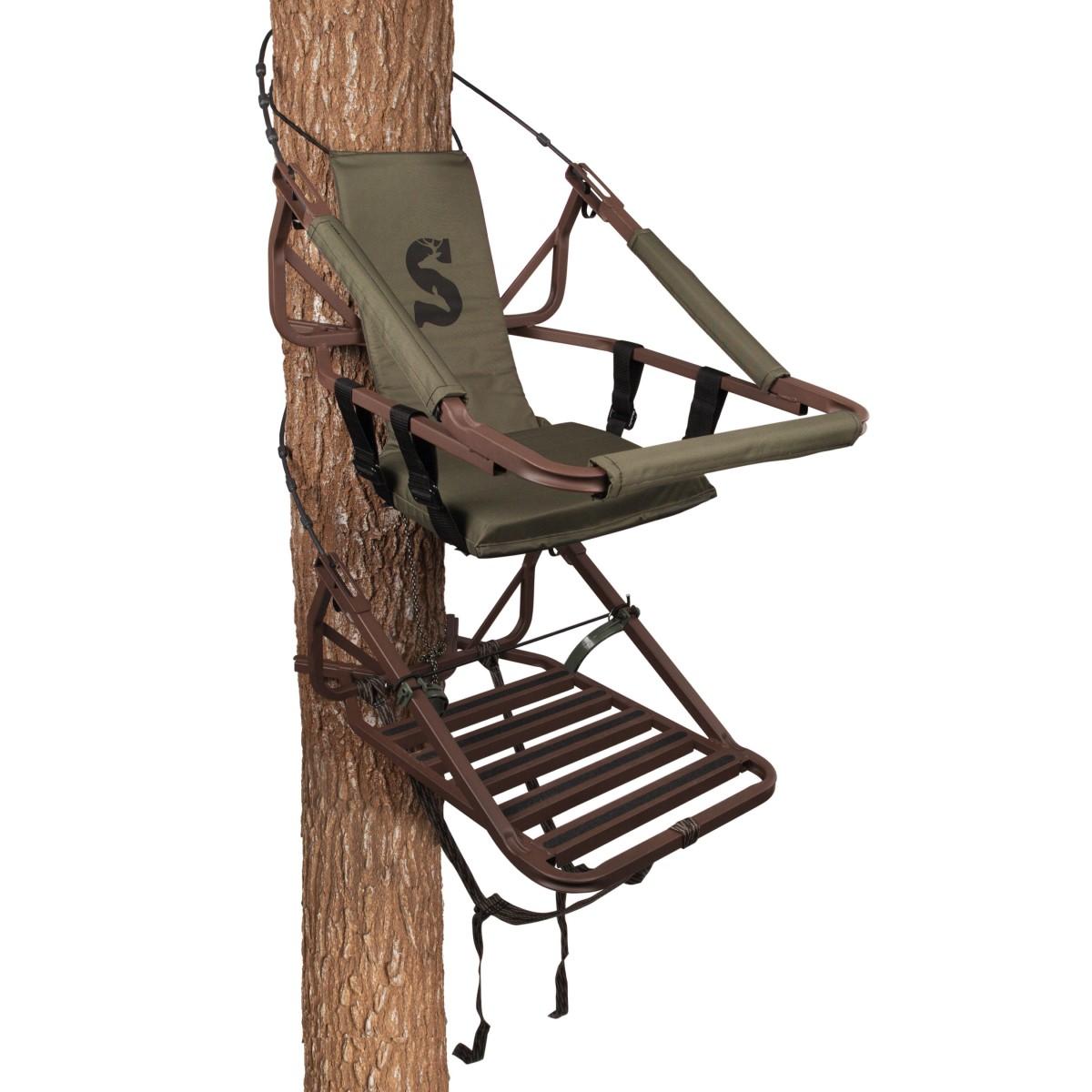 Summit Viper Steel Treestand OD Green Brown