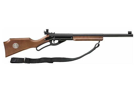 Daisy Model 499B Champion .177 BB Single Shot Air Rifle Smooth Bore Steel Barrel Competition Sights Hardwood Furniture Monte Carlo Stock Black Finish