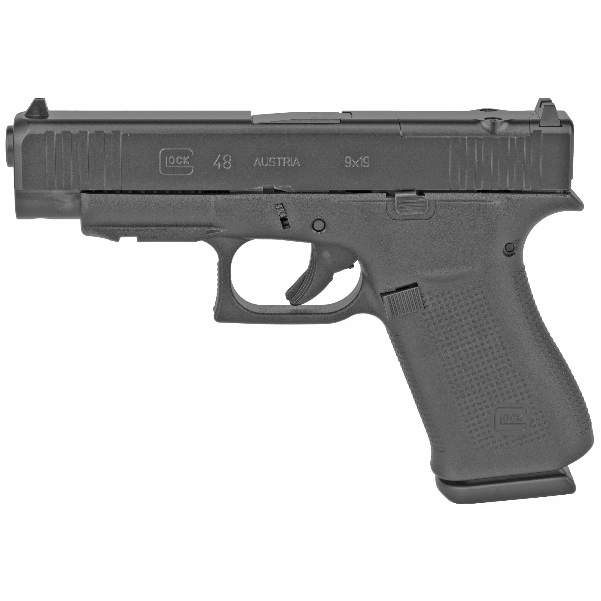 Glock G48 9MM MOS FS FRT 10R - 4.17" Barrel, 10 Rounds