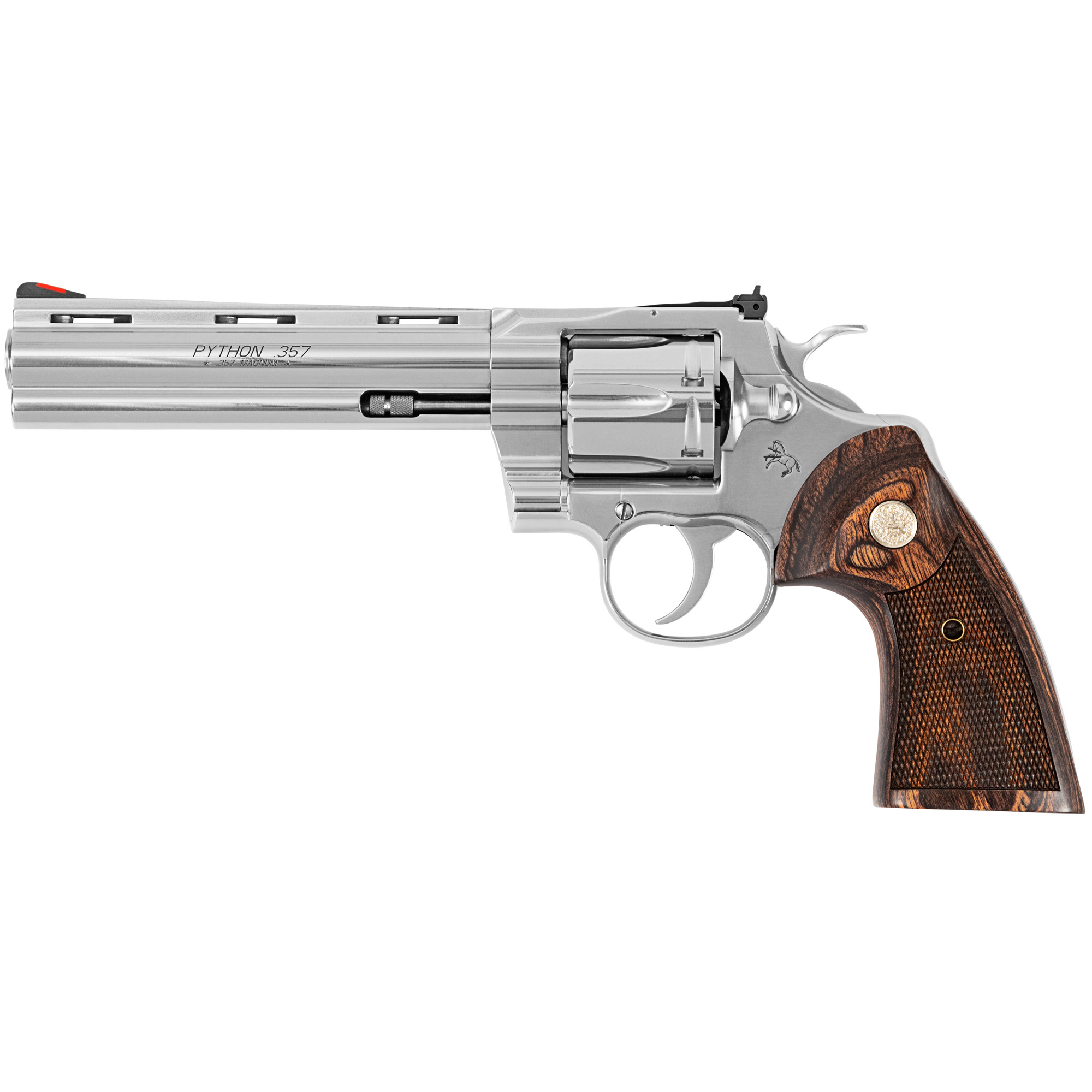 COLT PYTHON .357MAG 6" SS ADJ SIGHT WALNUT