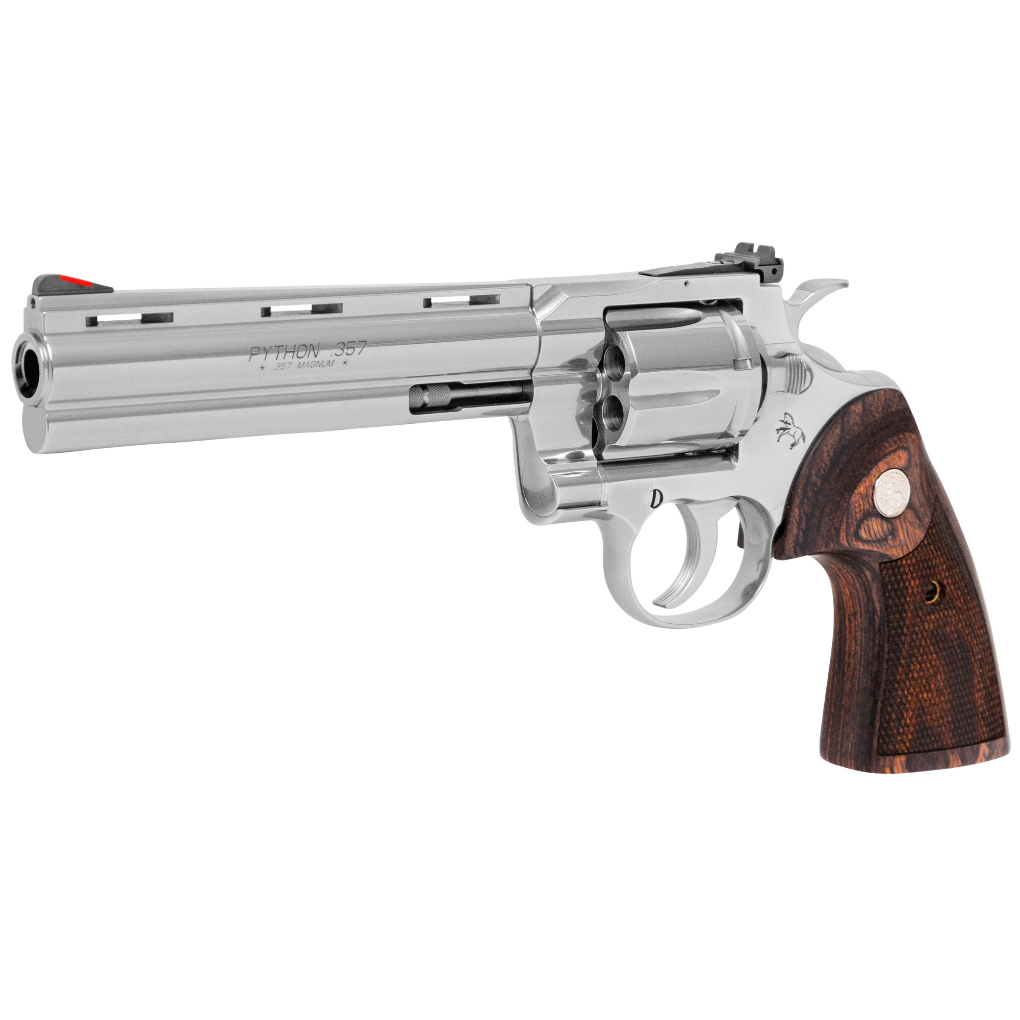 COLT PYTHON .357MAG 6" SS ADJ SIGHT WALNUT