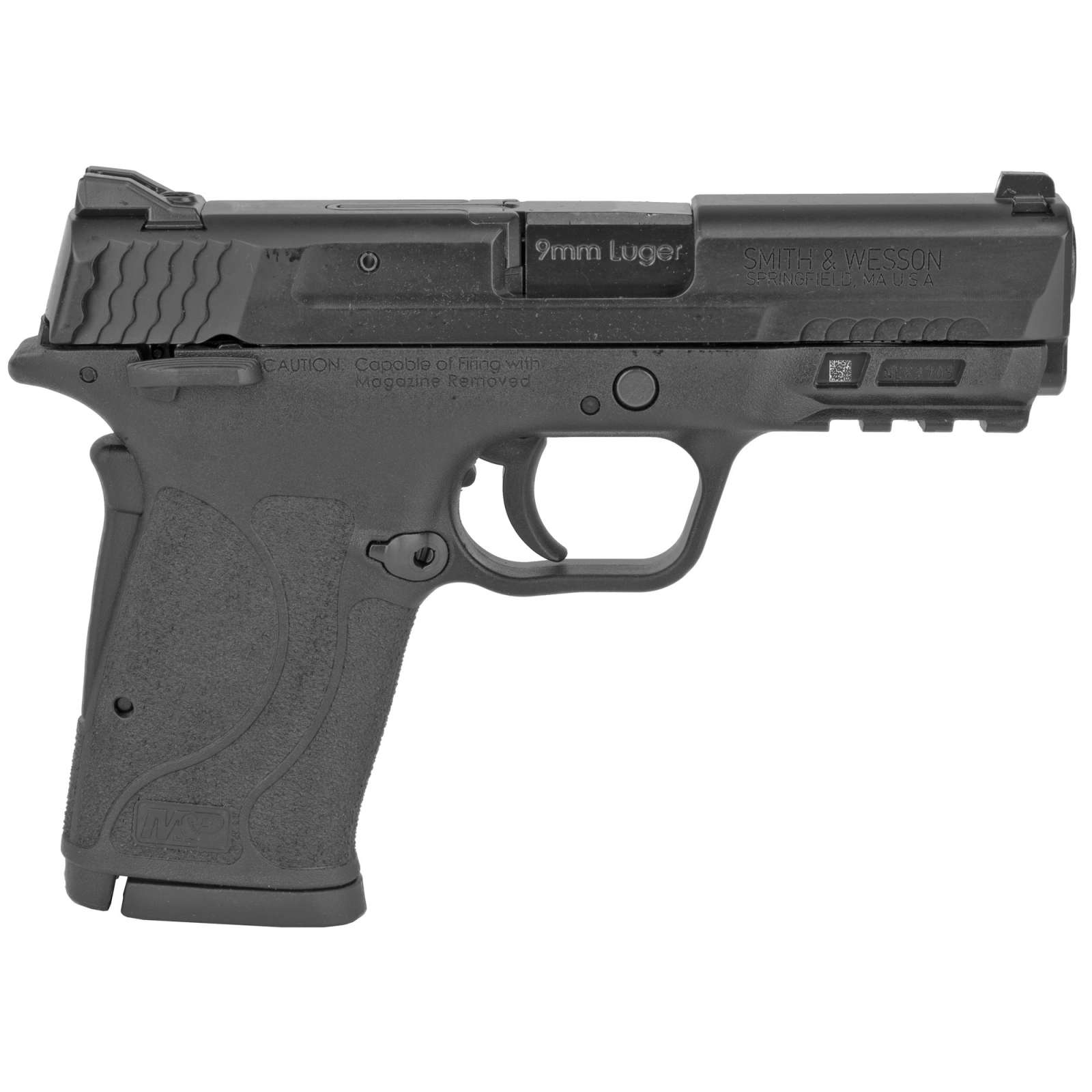 SMITH & WESSON M&P 9 SHIELD EZ M2.0 3.675" PSTL 8RD TS PSTL 8RD BLK TLCI SAO