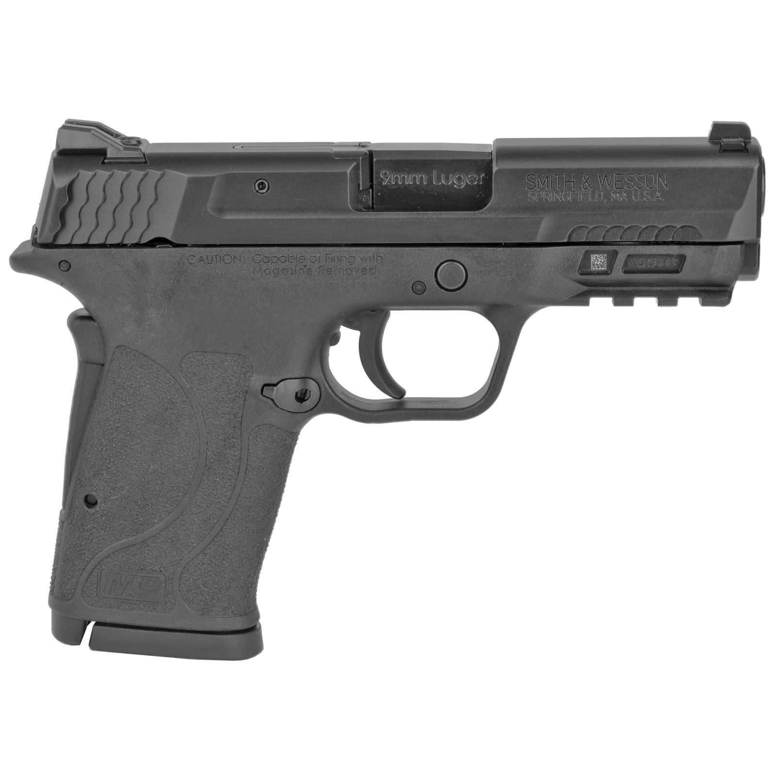 SMITH & WESSON M&P 9 SHIELD EZ M2.0 3.675" PSTL BLK NTS 8RD TLCI SAO