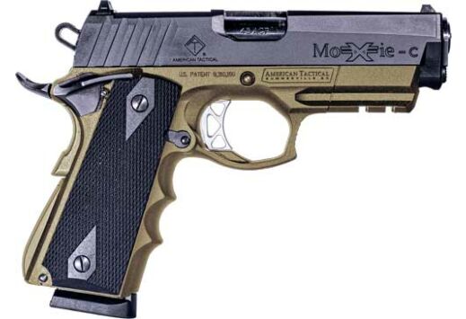 ATI HGA FXH-45 HYBRID 45ACP 4.25" FS 8RD BLACK/FDE MOXIE