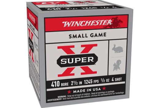 WINCHESTER SUPER-X 410 2.5" 1/2OZ #4 25RD